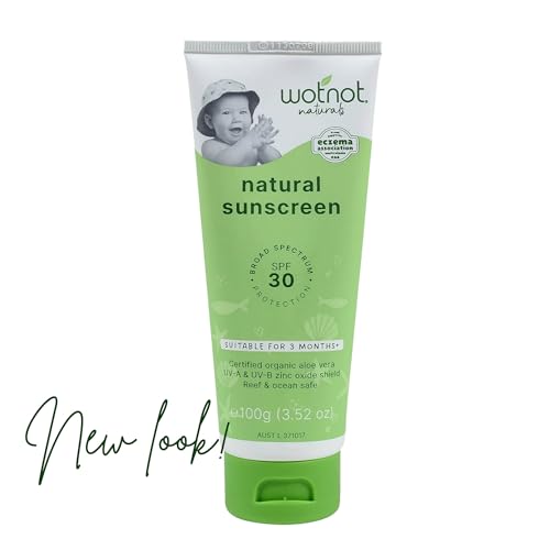 Wotnot Baby Natural Sunscreen SPF 30+, 100 Grams