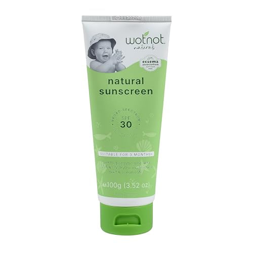 Wotnot Baby Natural Sunscreen SPF 30+, 100 Grams