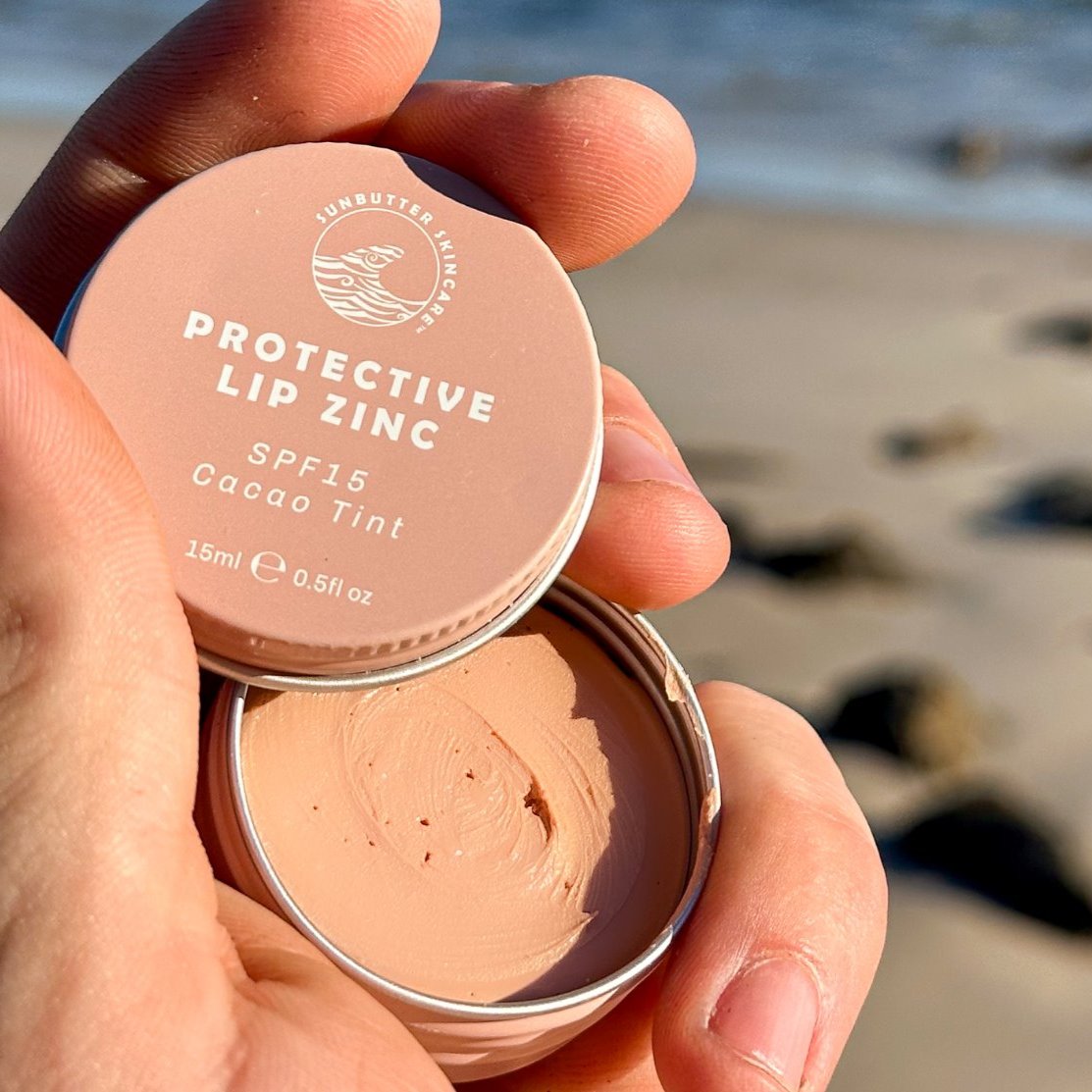 SPF15 Protective Lip Zinc - Cacao Tint-3
