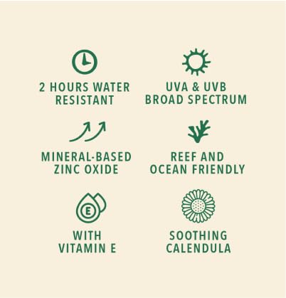 LITTLE URCHIN BABY -SPF50 Natural Clear Zinc Sunscreen