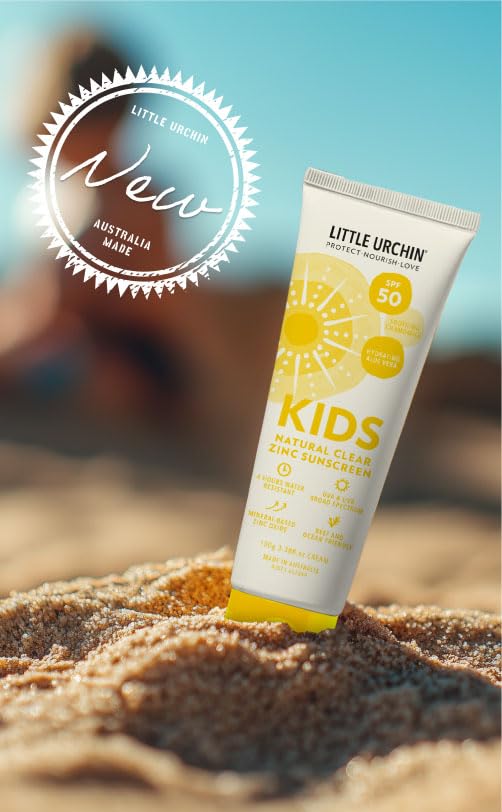 LITTLE URCHIN KIDS Natural Clear Zinc Sunscreen SPF 50