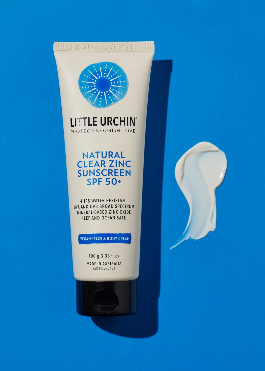 LITTLE URCHIN SPF 50+ Natural Clear Zinc Sunscreen