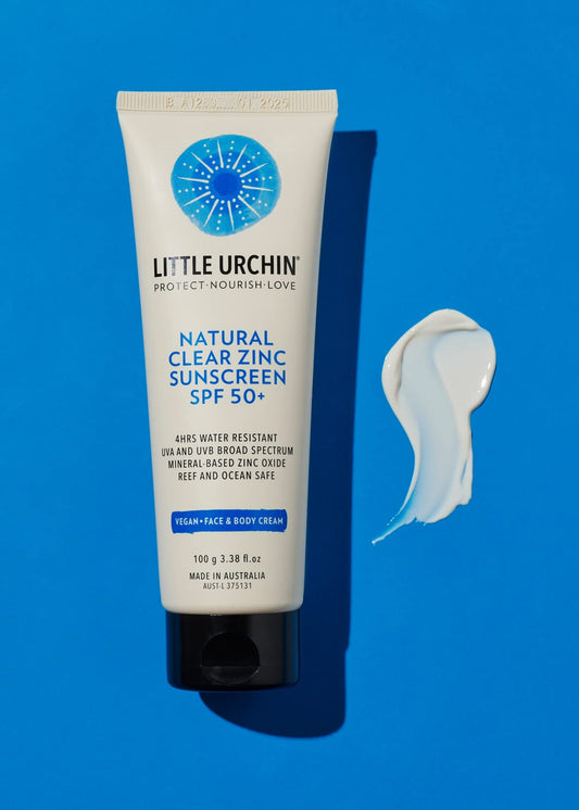 LITTLE URCHIN SPF 50+ Natural Clear Zinc Sunscreen