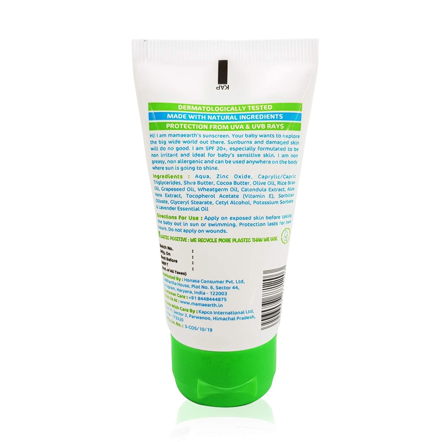 Mamaearth Mineral Baby Sunscreen SPF 20
